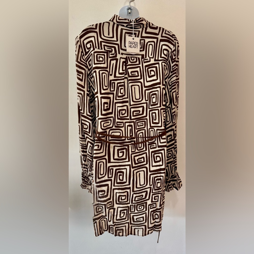 Geometric Patterned Mini Dress - Picture 5 of 11